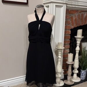 White House Black Market Strapless Black Dress